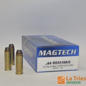 MAGTECH BALAS 44 REM MAG – MAGTECH 240GR SJSP-FLAT X 50