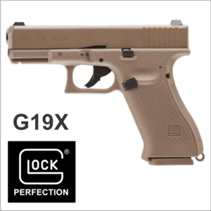PISTOLA CAL.9MM GLOCK 19X COLOR ARENA SEMIAUTO CAÑO 102MM 17T C/ 3 CARG A.13871909