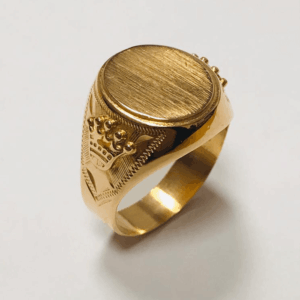 Sello Oval con Corona