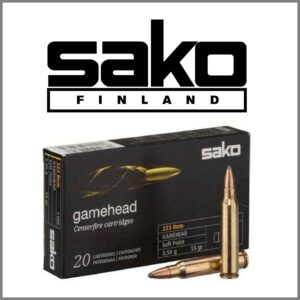 Municion Sako CAL 223Rem SP 110G 200PCS GAMEHEAD 3.5/55 gr (Finlandia)