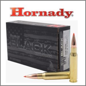 MUNICION HORNADY CAL 308WIN 168GR. A-MAX BLACK A.80971