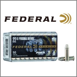 MUNICION FEDERAL C.22LR M.PD22L1 DEF.PERS. 29GR(X50) A.20749