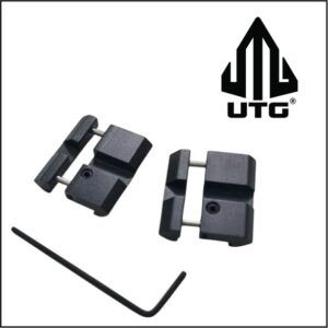 BASE ADAPTADOR SUPLEMENTO UTG Riel D 11mm A 22mm Weaver Picatinny MNT-DT2PW01 A.24832