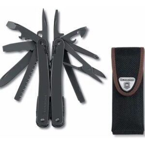 PINZA MULTIFUNCION VICTORINOX Swisstool Spirit Negro 27 Uso 3.0224.3CN A.23197