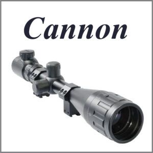 Mira telescopica Cannon 4-16x50mm correc/dioptrías RANGE FINDER  MILDOT  ilum c/mont 11mm see trhu