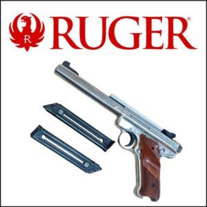 PISTOLA RUGER C.22LR MARK IV 4,4" 10T.GOLD(43926OF A.15260 =NUEVA