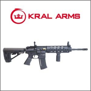 CARABINA CAL 223 KRAL ARMS KR223 BLACK SEMIAUTOMA 368MM POLIMERO PAVON/PICATINNY/ALZA Y GUION/PISTOL GRIP/ 30+1 A.250922